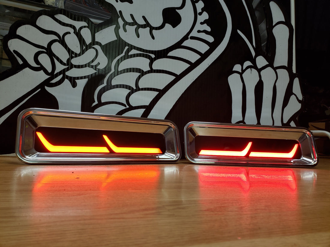 Black Cloud Battalion Custom 1968 Chevy Camaro Taillights