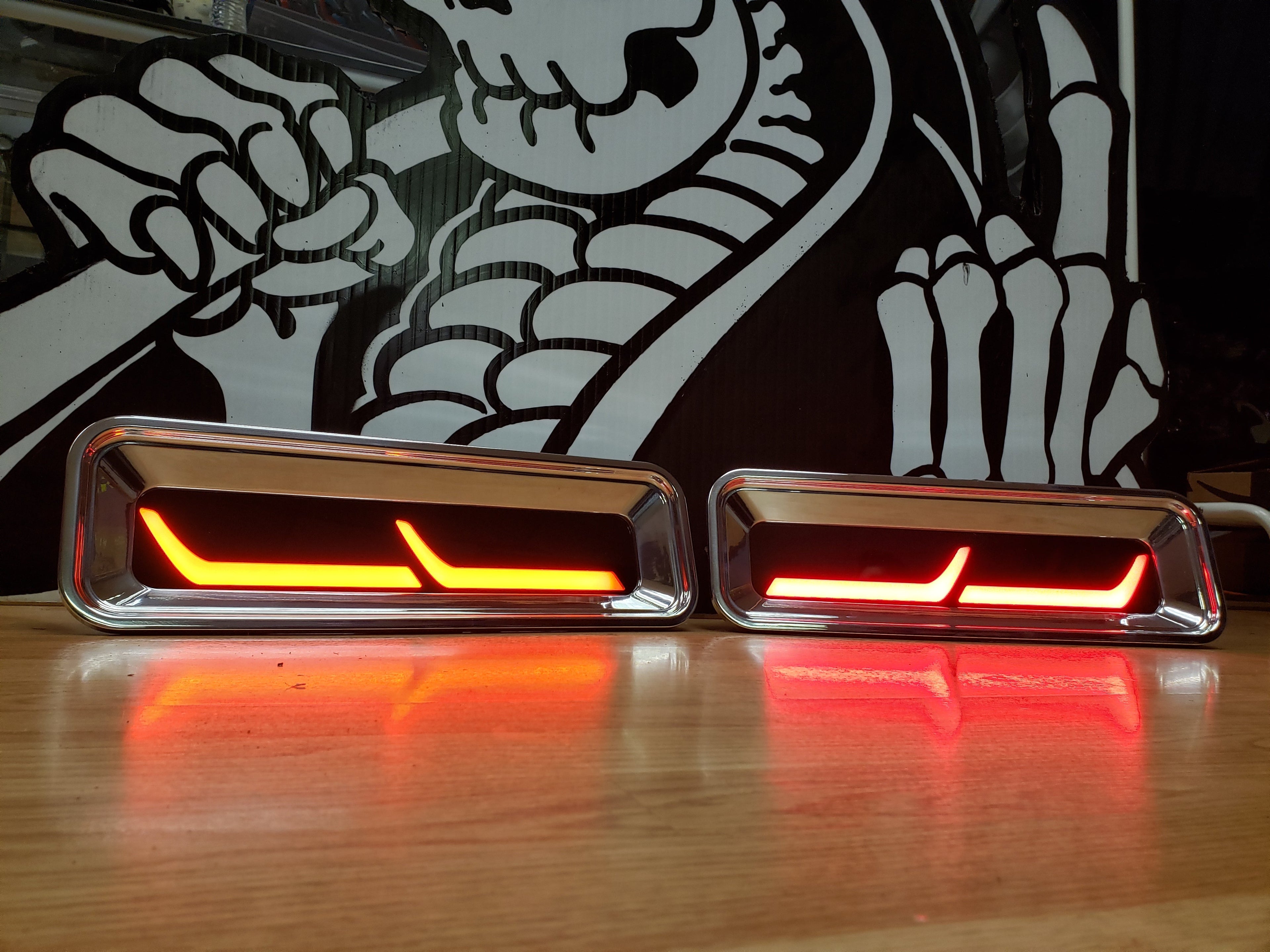 Black Cloud Battalion Custom 1968 Chevy Camaro Taillights