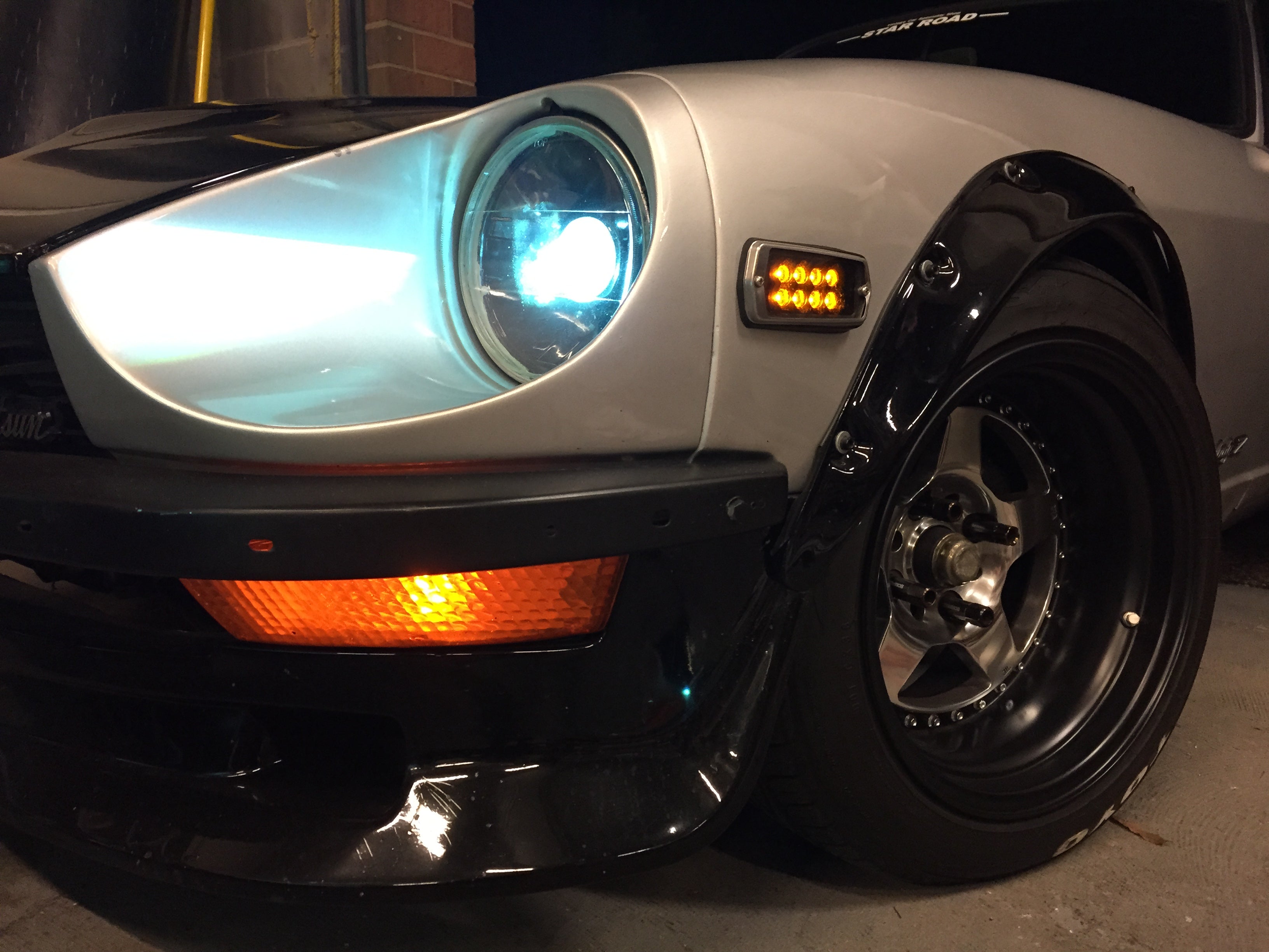 Custom Datsun 240Z LED side markers 