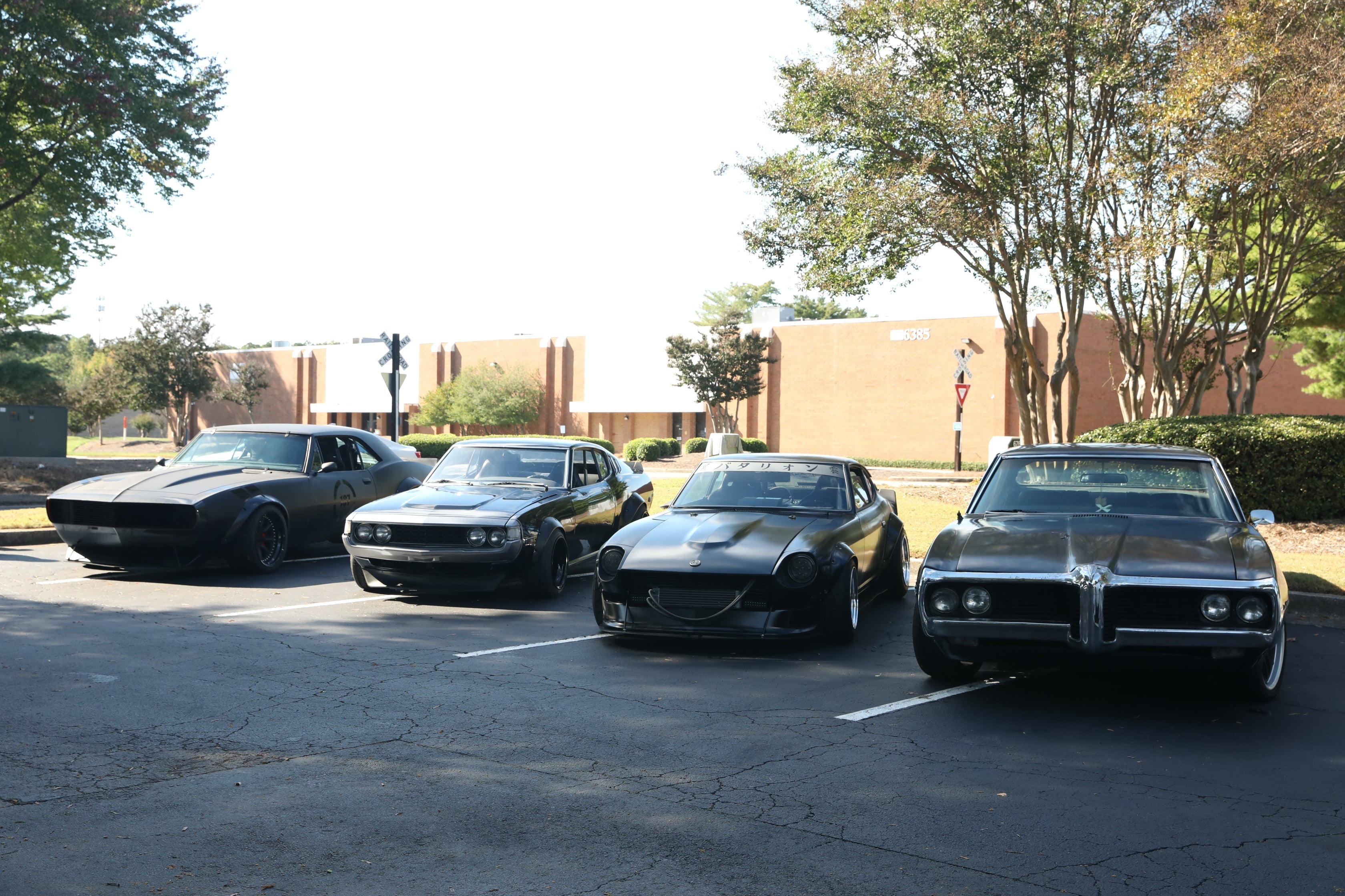 Black Cloud Battalion fleet at Vintage Class Car Meet