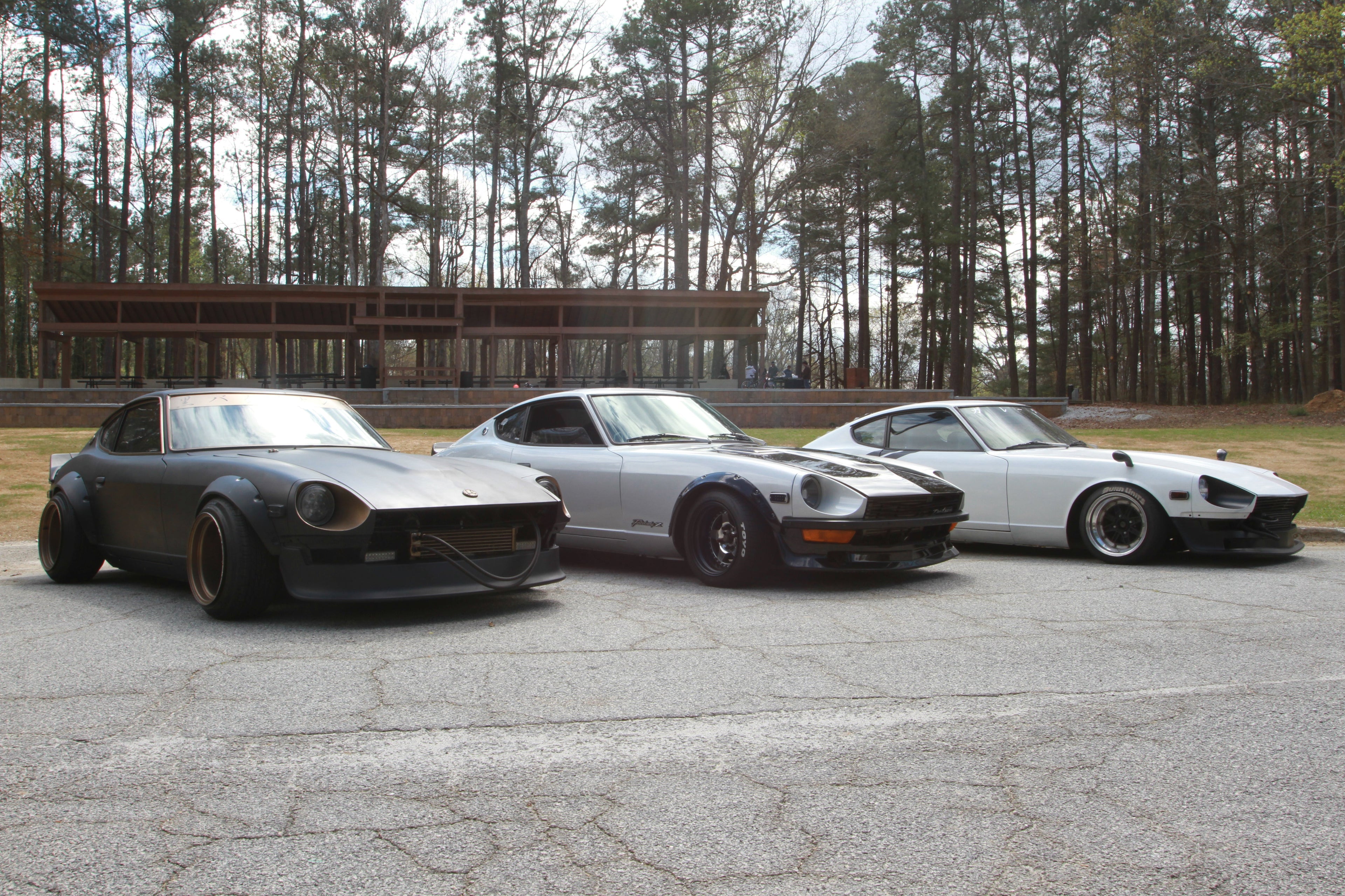 3 Datsun 240Z classic Japanese cars