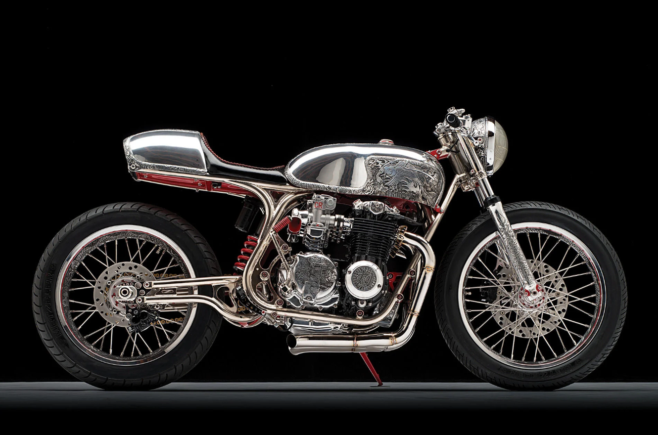Shogun Motorcycle Artwork by Black Cloud Battalion's Mr. Totem