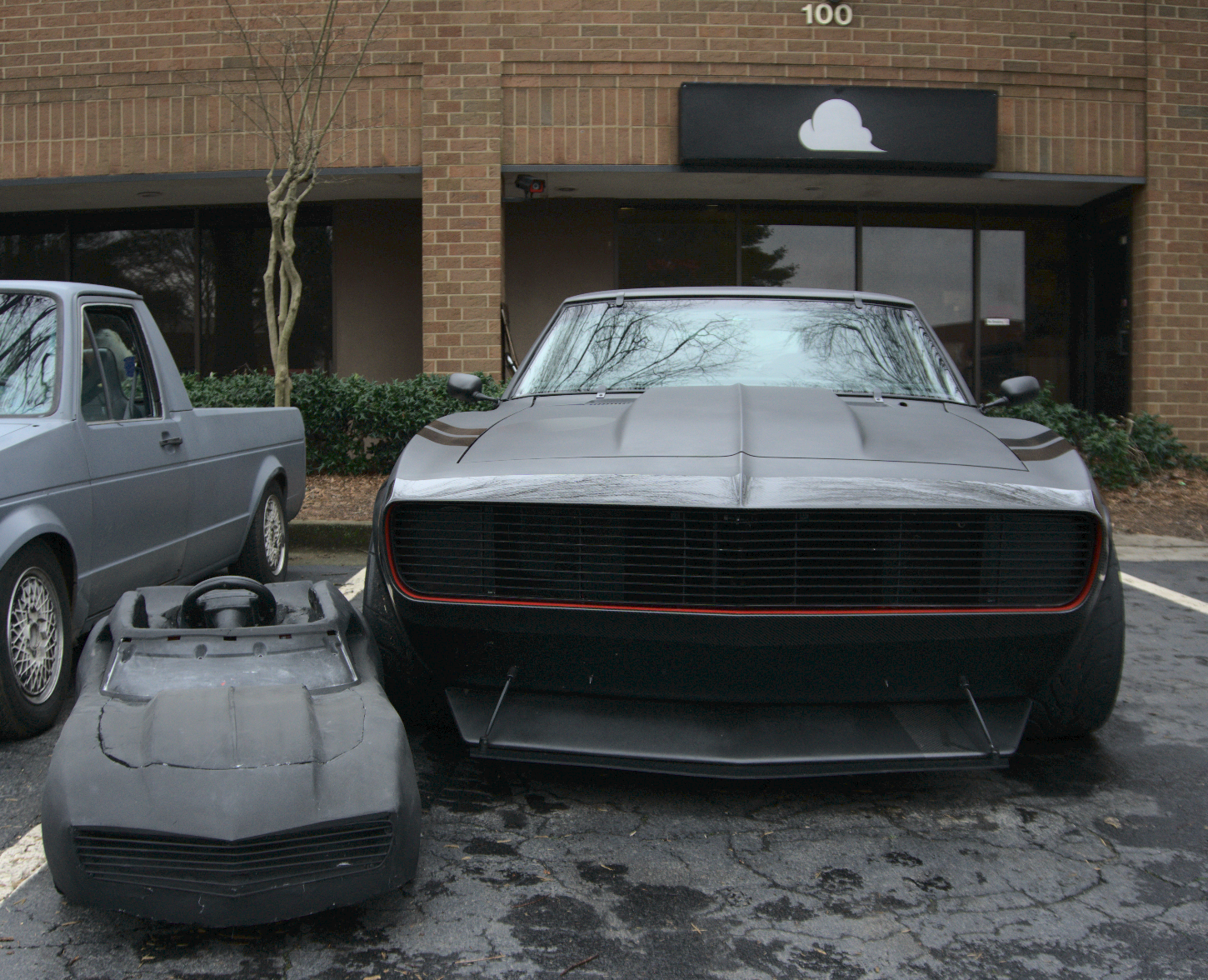 Black Cloud Battalion 1967 Vengeance Chevy Camaro with Custom Chibi Powerwheels Car