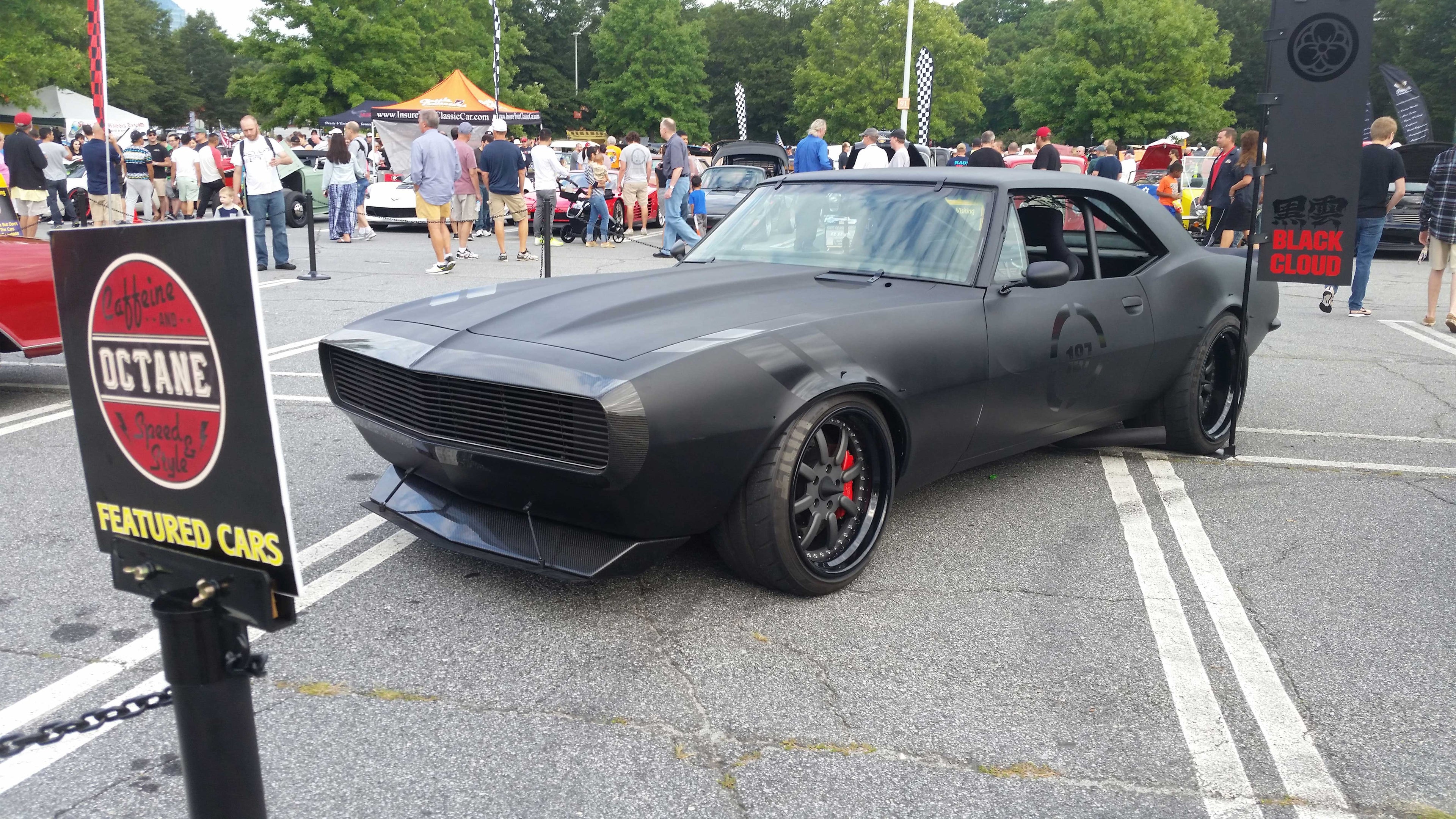 Black Cloud Battalion Vengeance Camaro at Caffeine & Octane