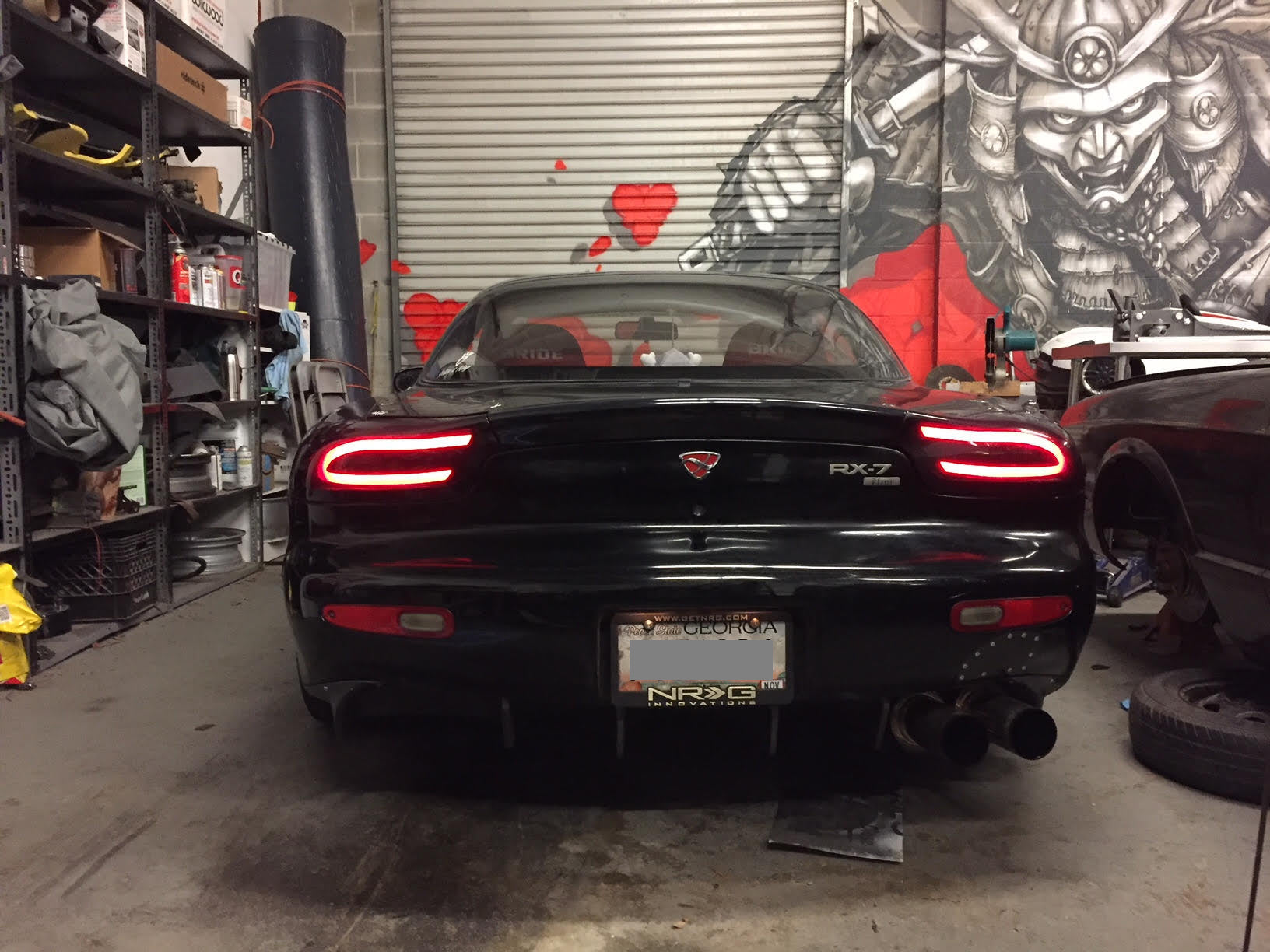 Black Cloud Battalion Custom LED RX7 Taillights