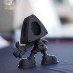 Black Cloud Chibi Mr. Rotary black acrylic figurine