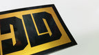 BLKCLD Brushed Gold Sticker