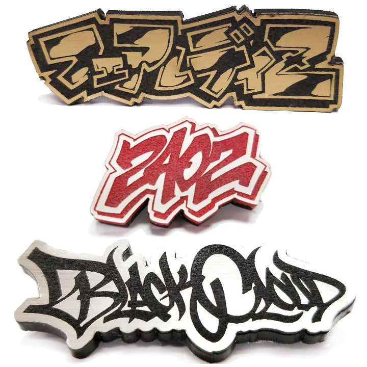 3 acrylic pin pack