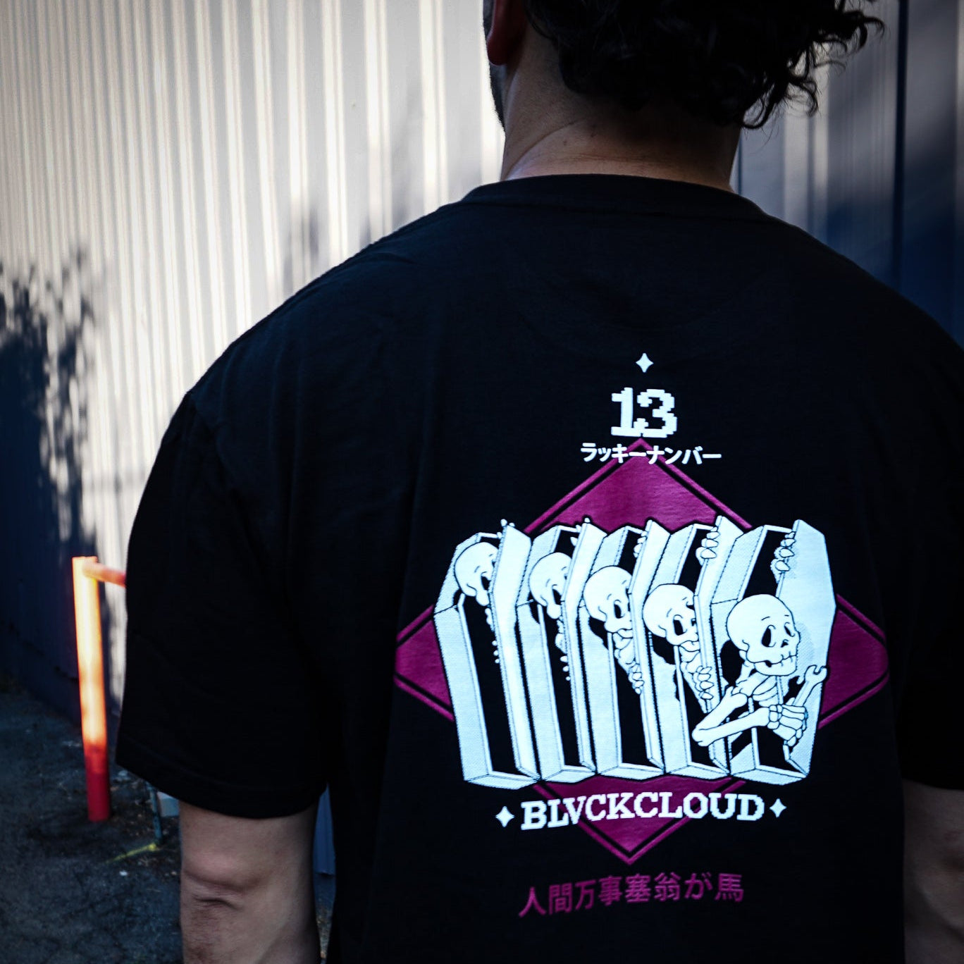 Coffin T-shirt back design
