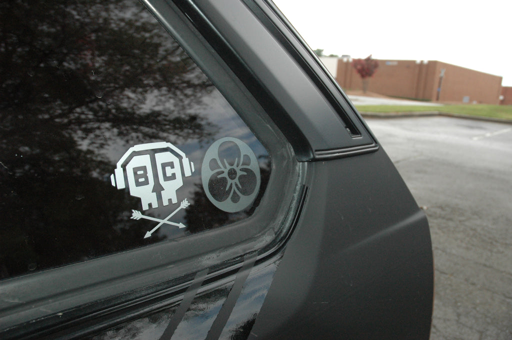 BC Skull Rock Vinyl Sticker