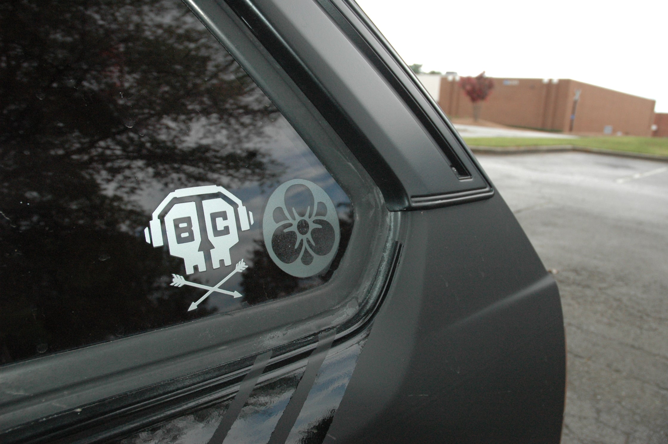 BC Skull Rock Vinyl Sticker