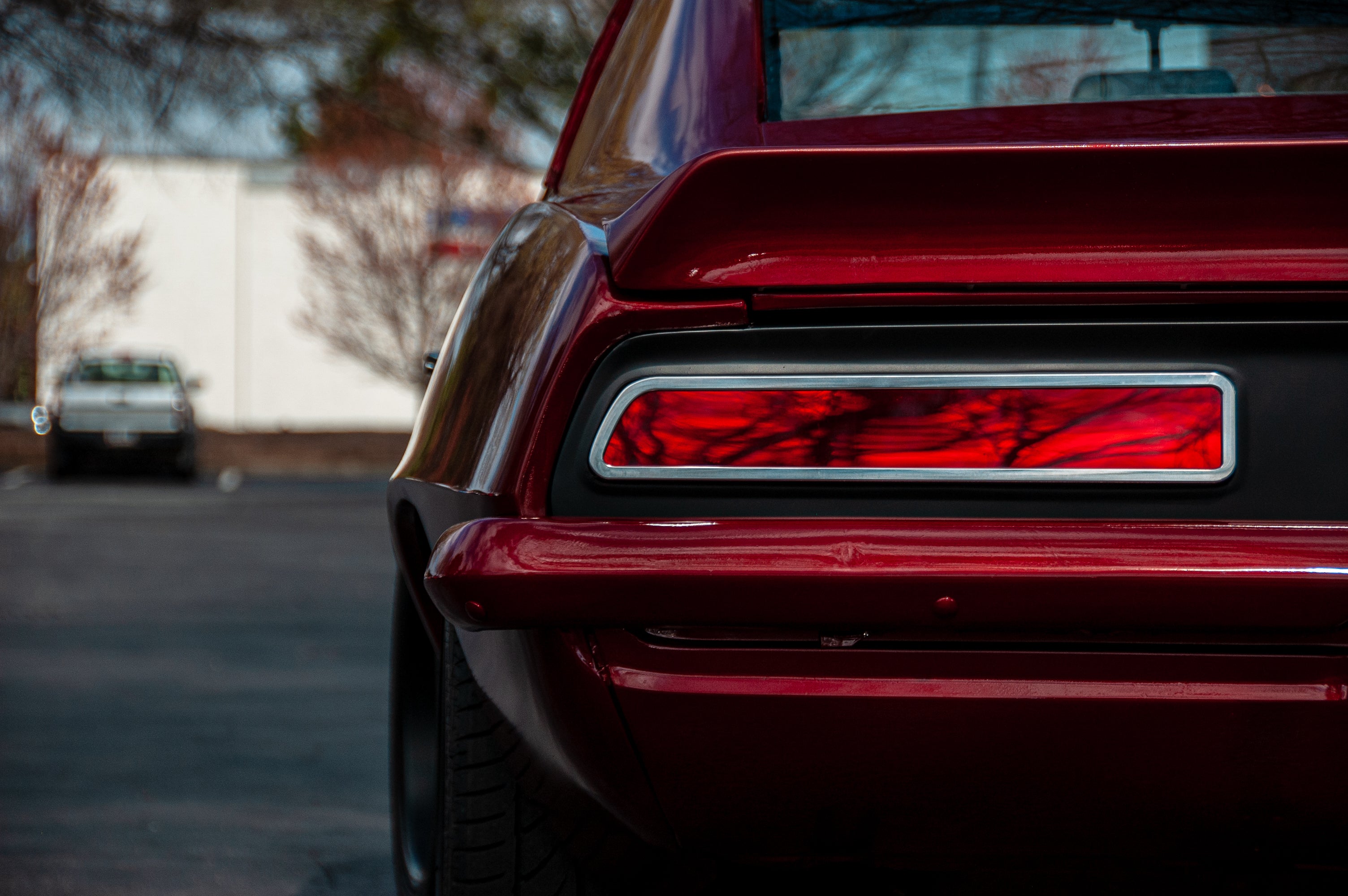 1969 Camaro Vengeance LED Infinity Tail Lights - silver bezel