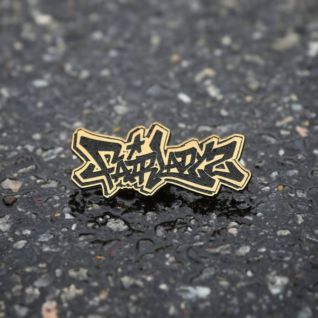 Fairlady Z gold acrylic lapel pin