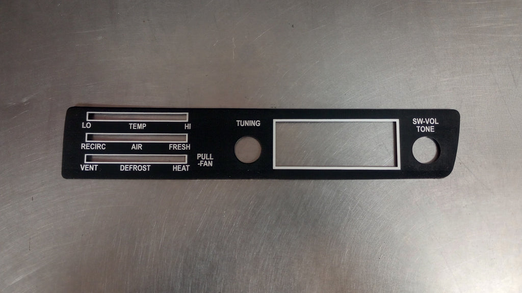 Toyota Celica OEM Radio Faceplate Replica