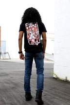 Kyusha's Wager Playing Card Short-Sleeve T-shirt back