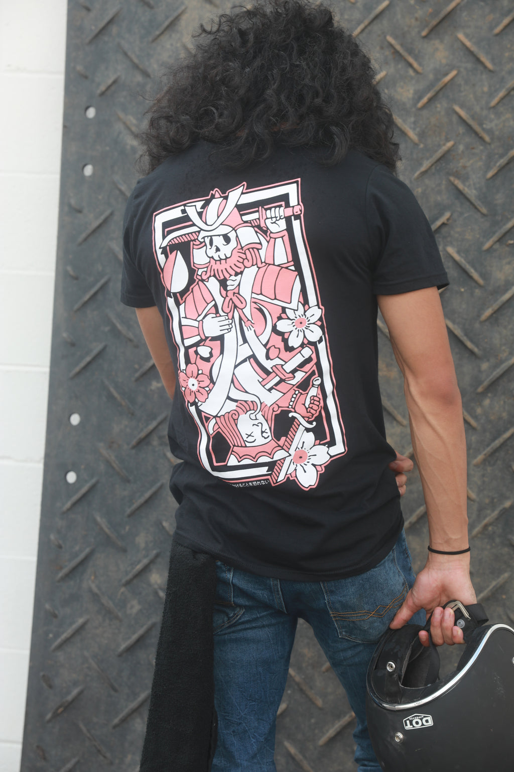 Kyusha's Wager Playing Card Short-Sleeve T-shirt back