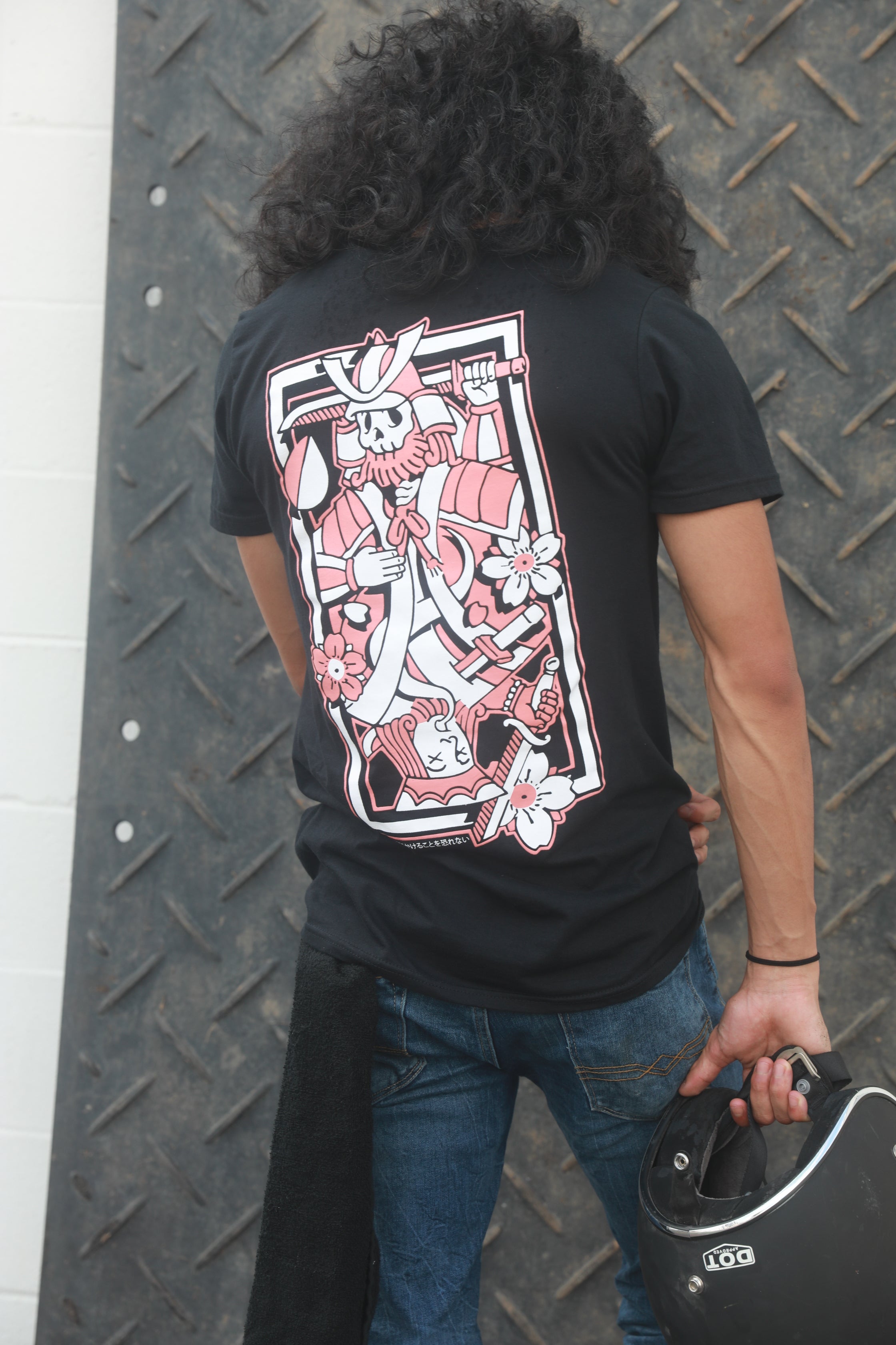 Kyusha's Wager Playing Card Short-Sleeve T-shirt back