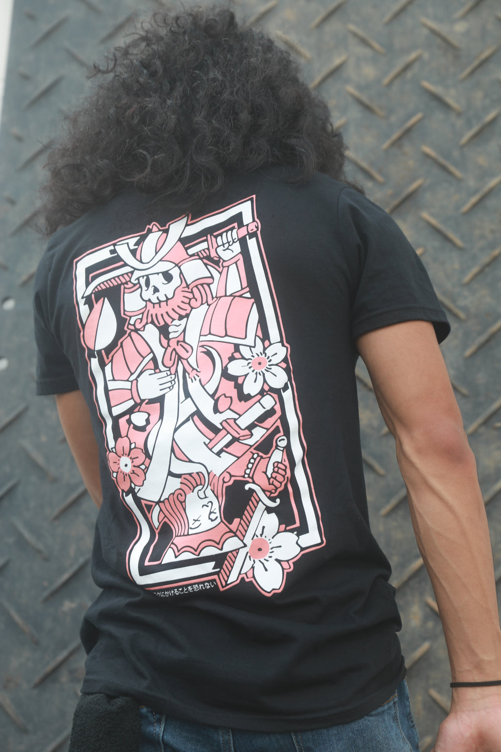 Kyusha's Wager Playing Card Short-Sleeve T-shirt back