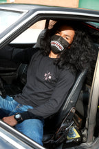 Kyusha's Wager Playing Card Long-Sleeve T-shirt front chest emblem