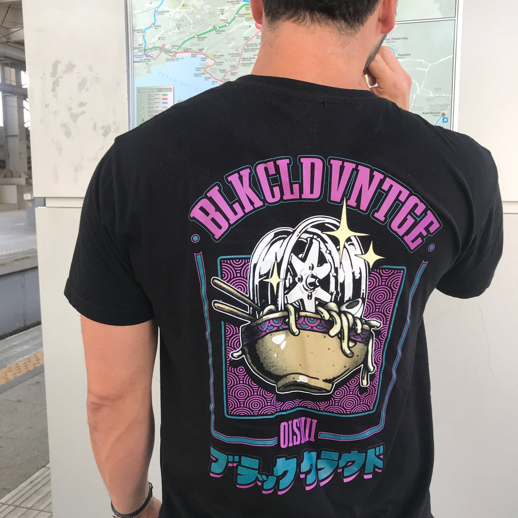 Ramen Champ unisex black T-shirt