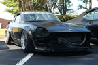 Black Cloud Battalion Datsun S30 Rising Sun Hood Emblem