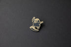 chibi reaper gold lapel pin