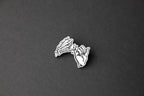 Promise Hands Silver Pin
