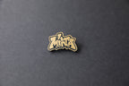 gold Miata acrylic lapel pin