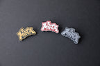 gold, red or silver Miata acrylic lapel pins