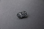 silver chibi Scion FR-S acrylic car lapel pin