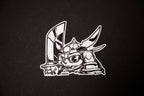 Chibi Kai Oni (samurai) peeper sticker