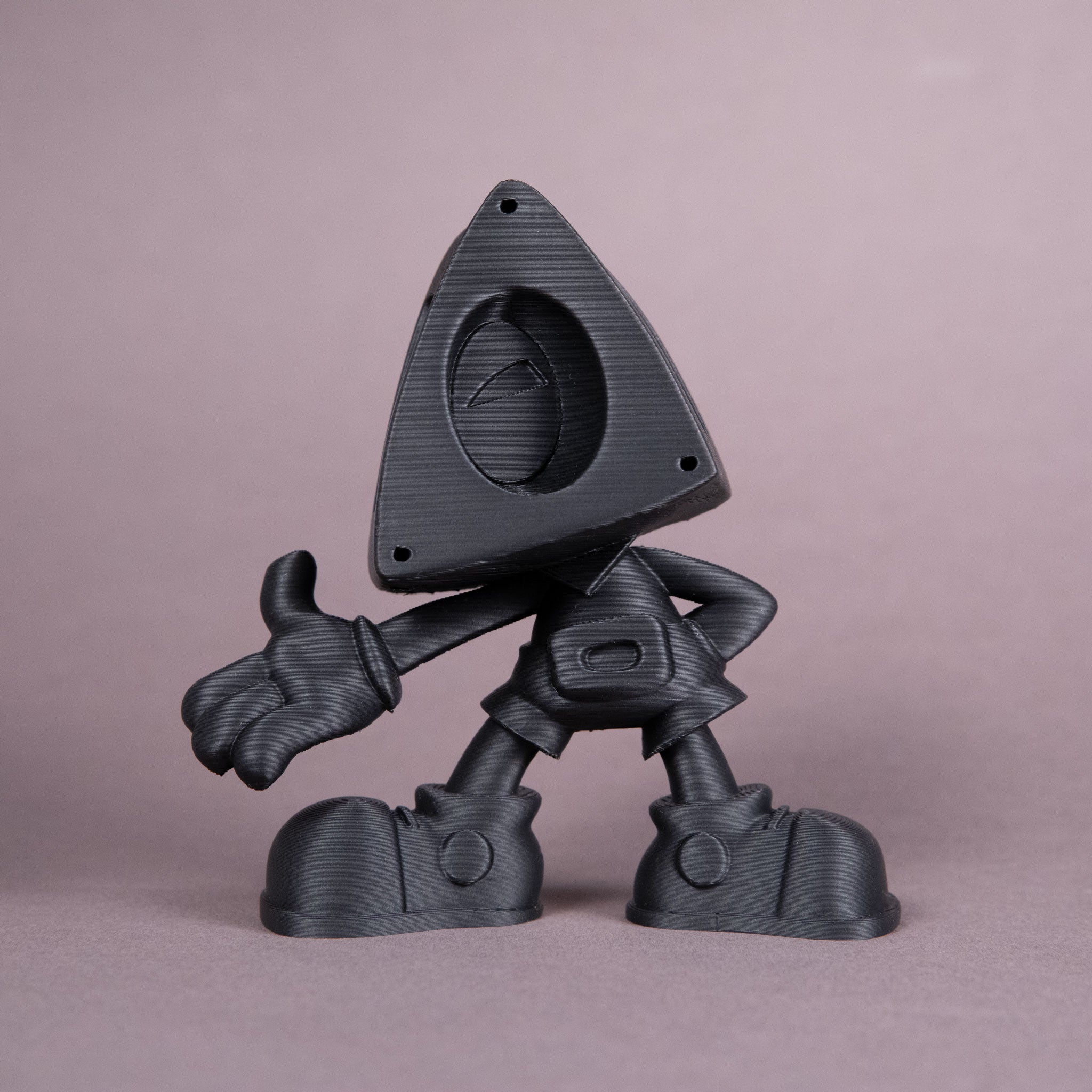 Black Cloud Chibi Mr. Rotary black acrylic figurine