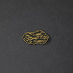 black and gold chibi Subaru WRX acrylic lapel car pin