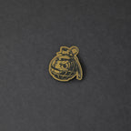 Daruma Bomb Gold Lapel Pin