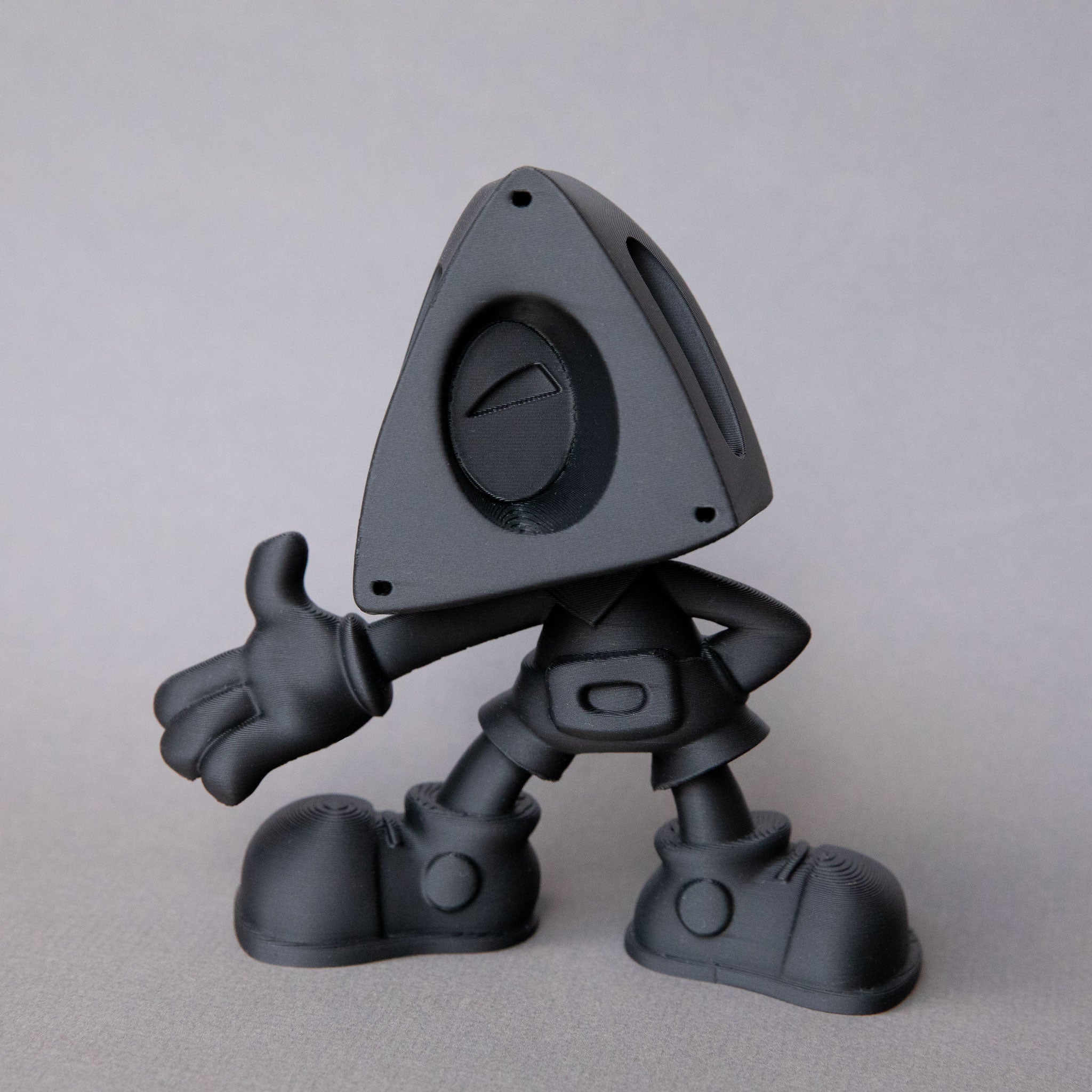 Black Cloud Chibi Mr. Rotary black acrylic figurine