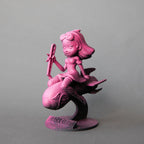 Black Cloud Chibi Miss Chief Drift Missile pink acrylic figurine.