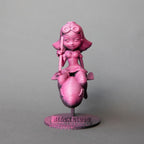 Black Cloud Chibi Miss Chief Drift Missile pink acrylic figurine.