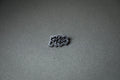 240Z letter silver acrylic lapel pin.