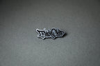 Black Cloud graffiti tag silver acrylic lapel pin