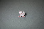red driver acrylic lapel pin