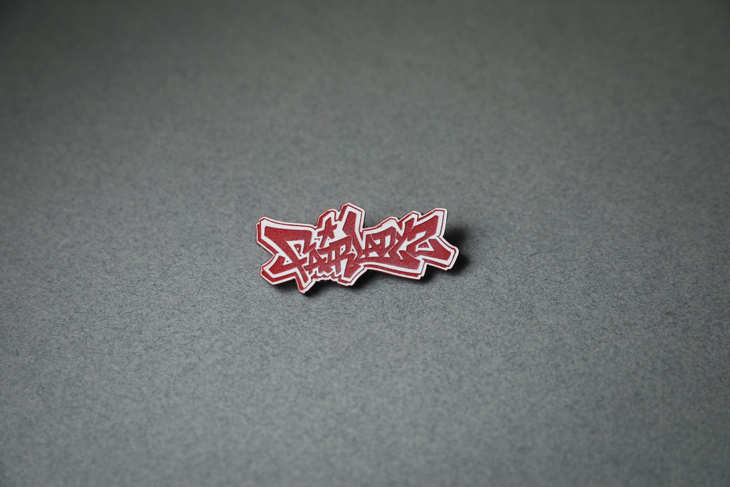 Fairlady Z red acrylic lapel pin