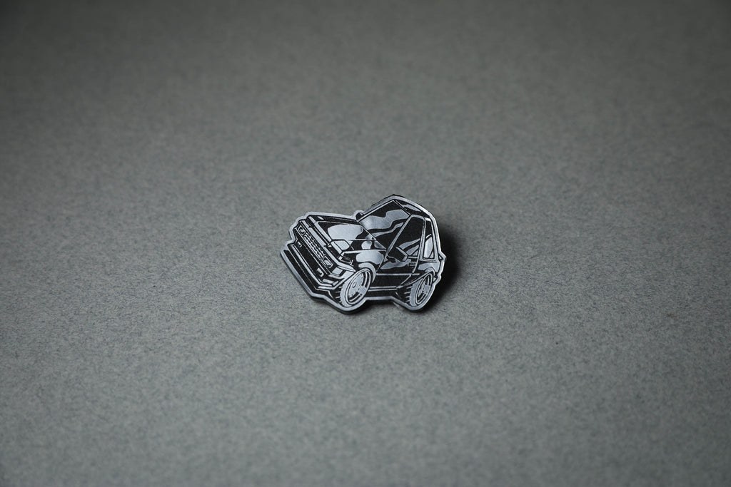 Chibi AE86 silver Pin