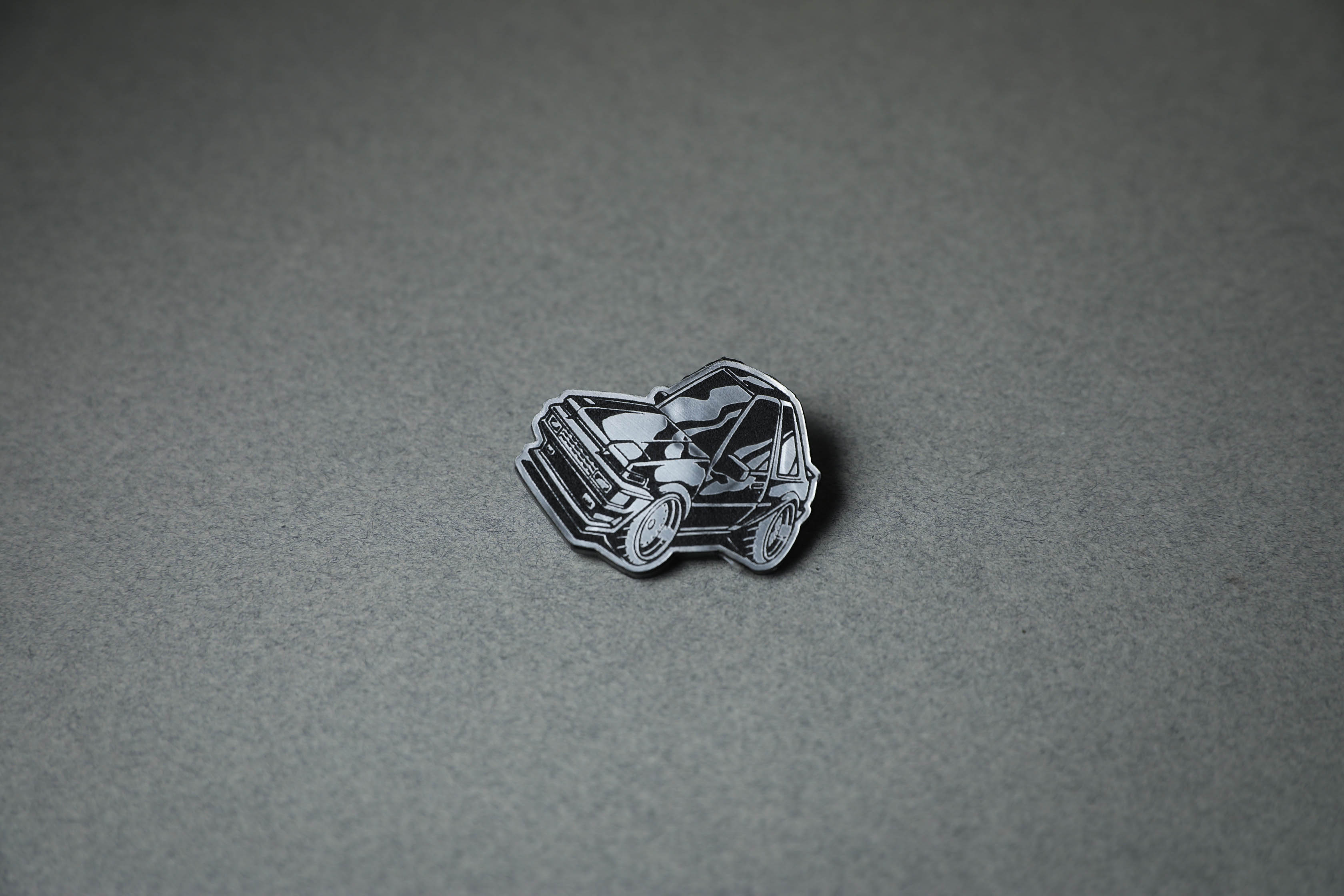 Chibi AE86 silver Pin