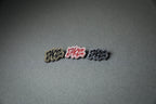 240Z acrylic lapel pin in gold, red or silver.