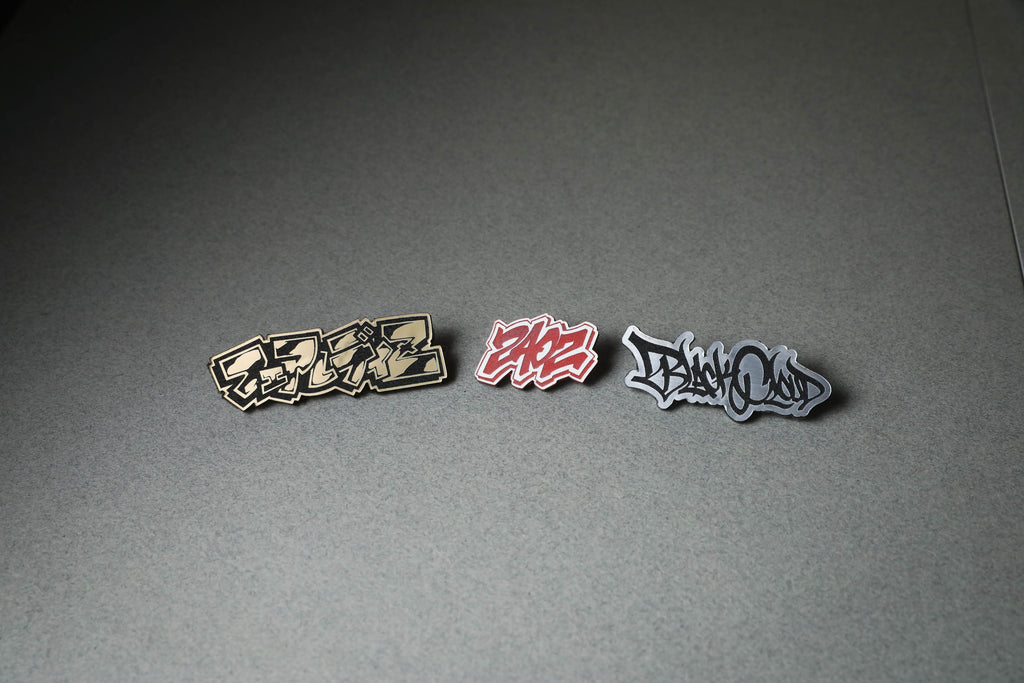 3 acrylic pin pack