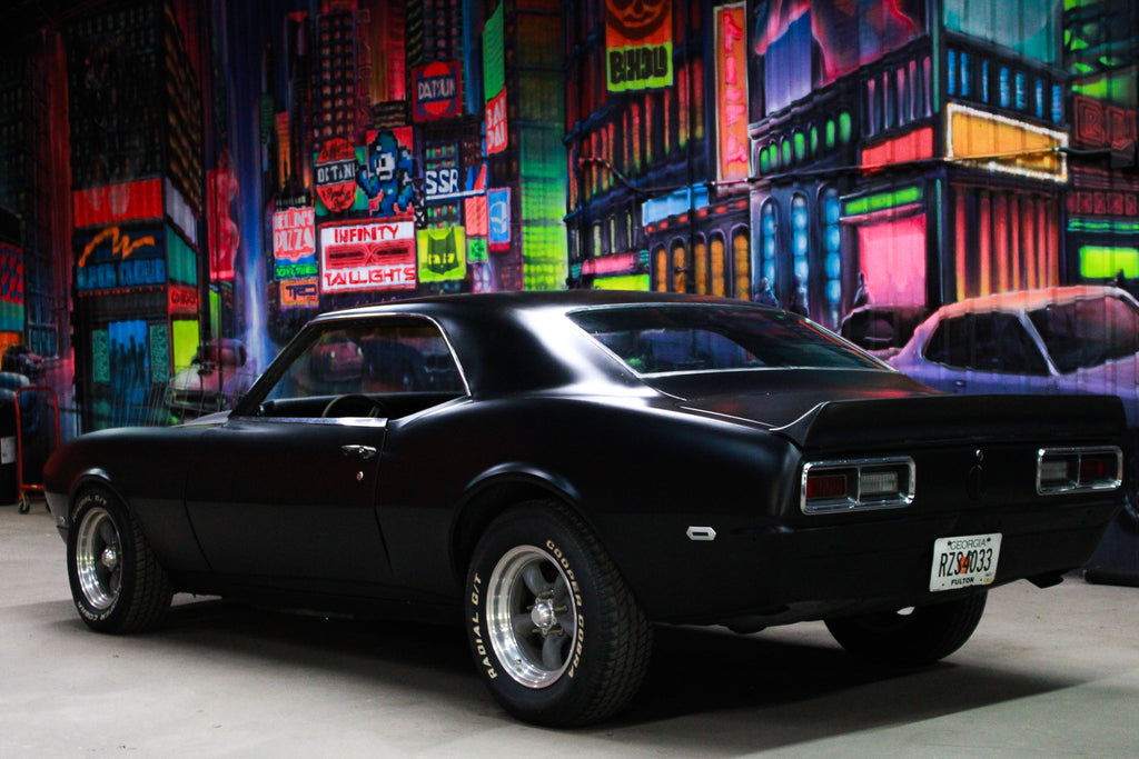1968 Camaro Vengeance LED Side Markers - silver bezel with smoked lens
