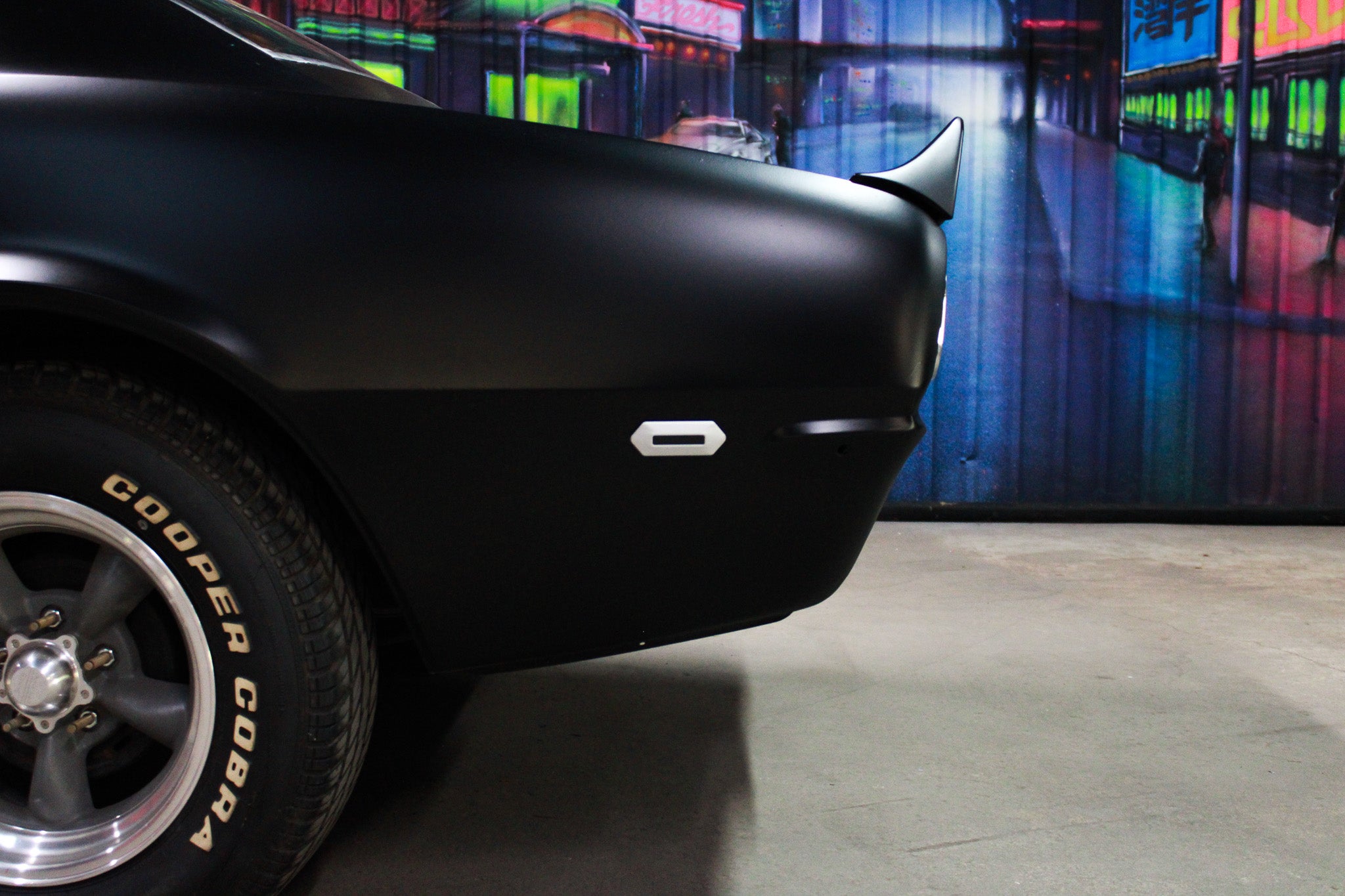 1968 Camaro Vengeance LED Side Markers - silver bezel with smoked lens