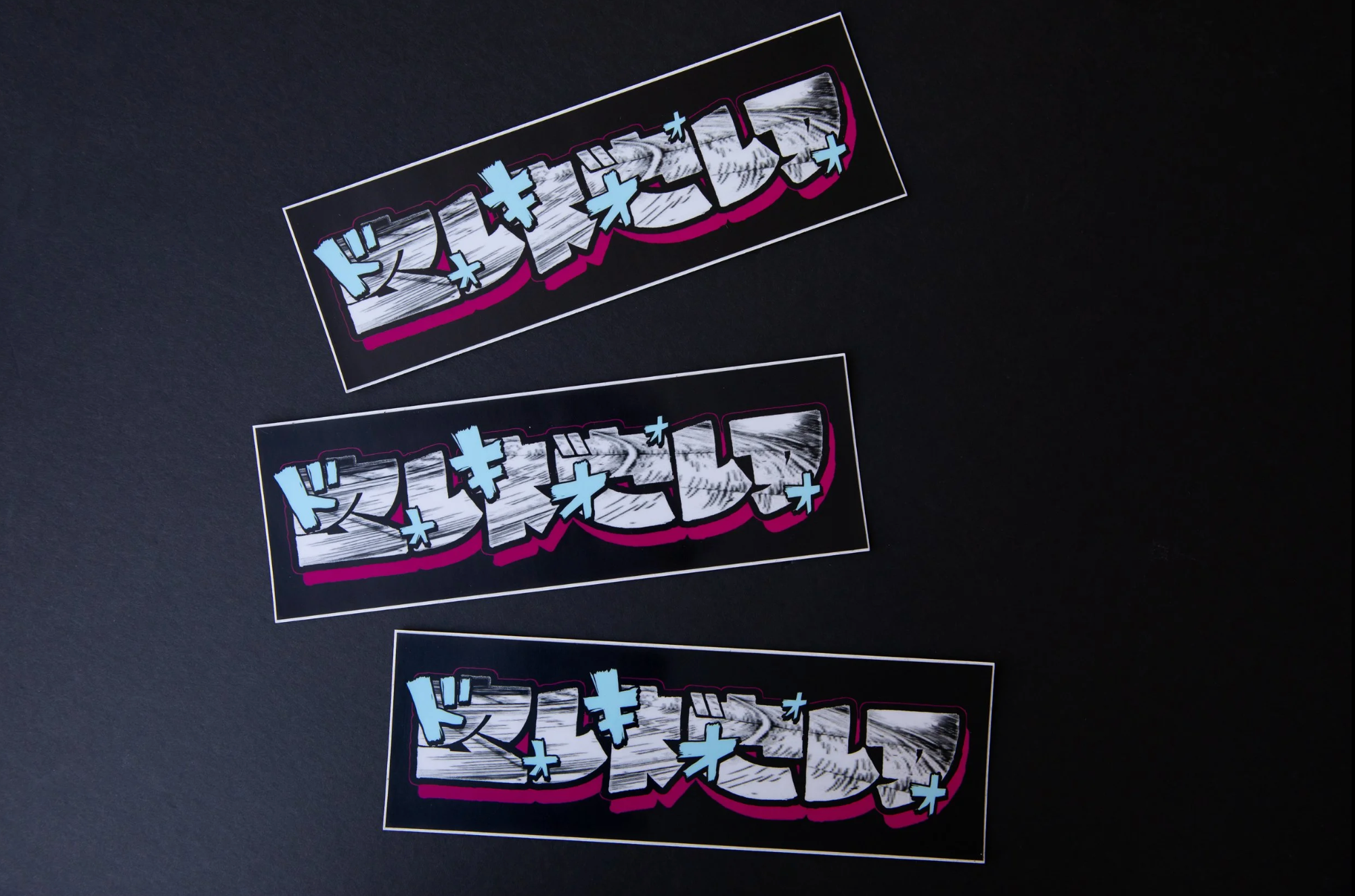 3 BLK CLD Togue slap stickers