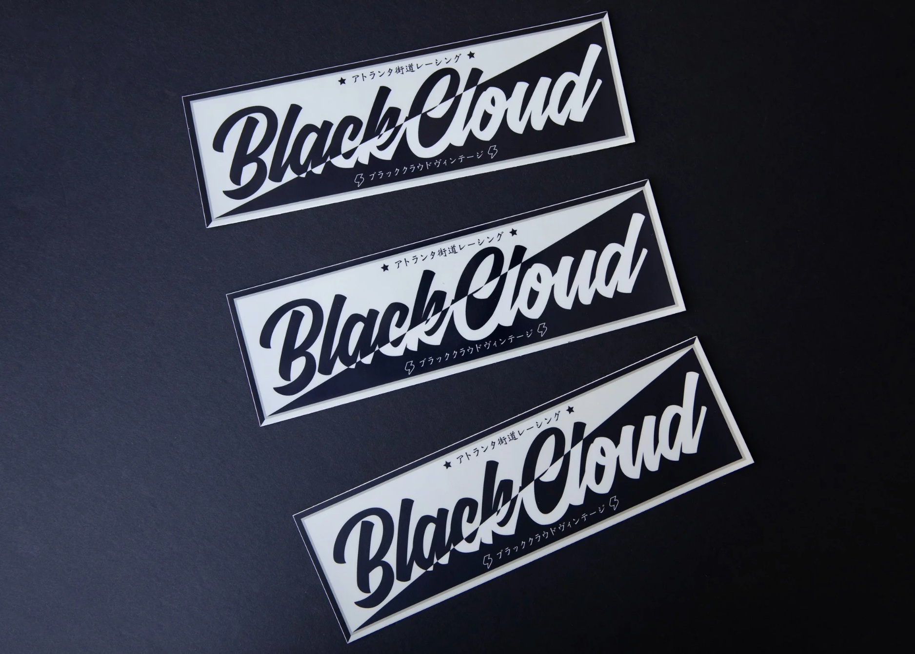 3 Kaido (car) club stickers