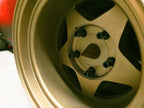 Bronze Spike Center Wheel Caps
